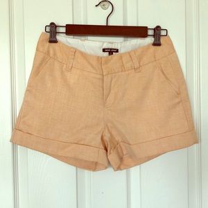 Size 27 Peach Dear John Cuffed Shorts